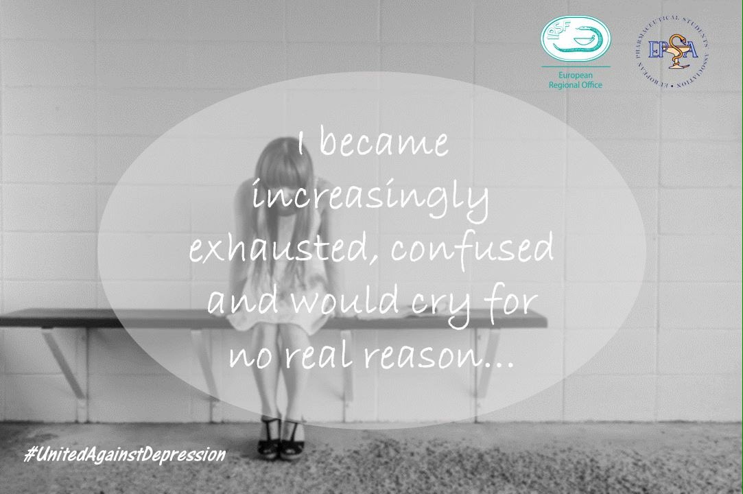 LMolitschnig's tweet photo. What does #depression feel like? A student testimony https://t.co/qBIt8EmG2y #UnitedAgainstDepression #EPSAIPSFphc https://t.co/AuUDVhmYRq