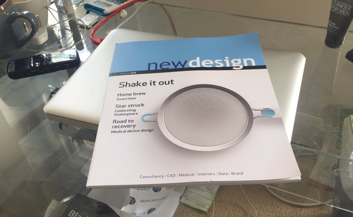 So New Design 122 has hit my (slightly messy) desk. Hope all our subscribers are enjoying the issue. #design