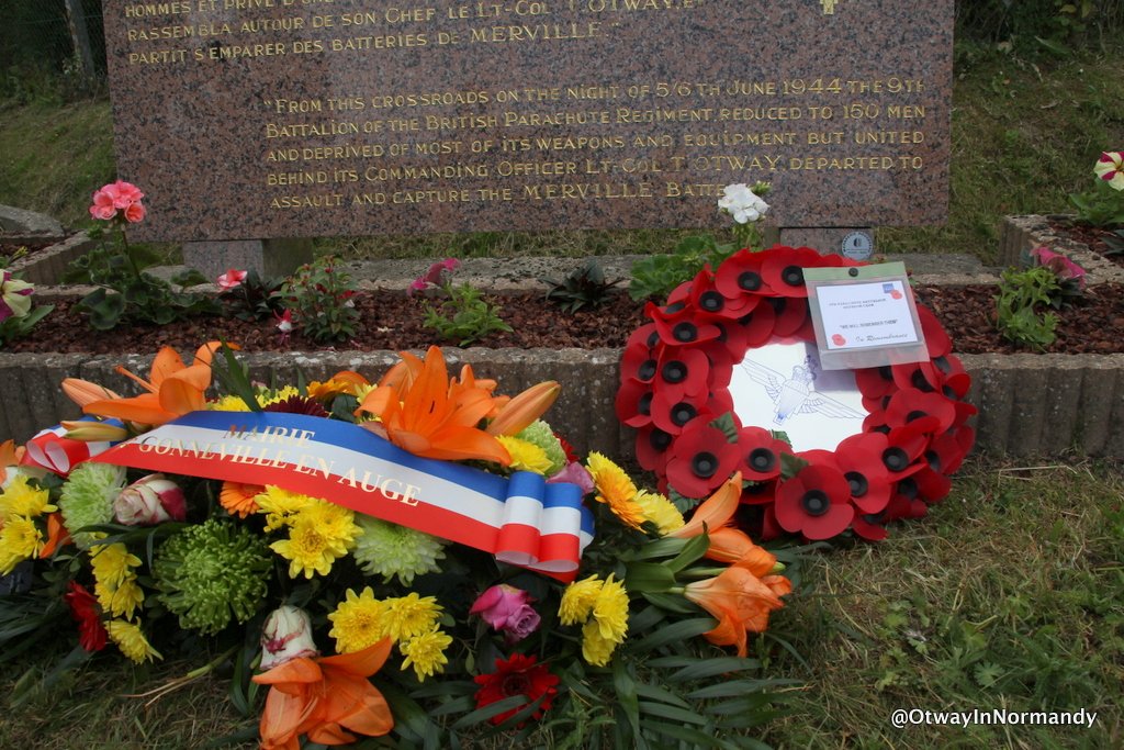 OtwayInNormandy's tweet photo. Merville and the Super-SNAFU, a quiet moment of contemplation, and the memorial at Gonneville. #DDay71 https://t.co/JINSkrJZjo
