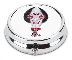 HorrorBook's tweet photo. Horror Movie Puppet Caricature Drawing Image Rectangle Custom Diy Pill Box Pill Case… https://t.co/tkExRP1SMd https://t.co/s3v70h0gME