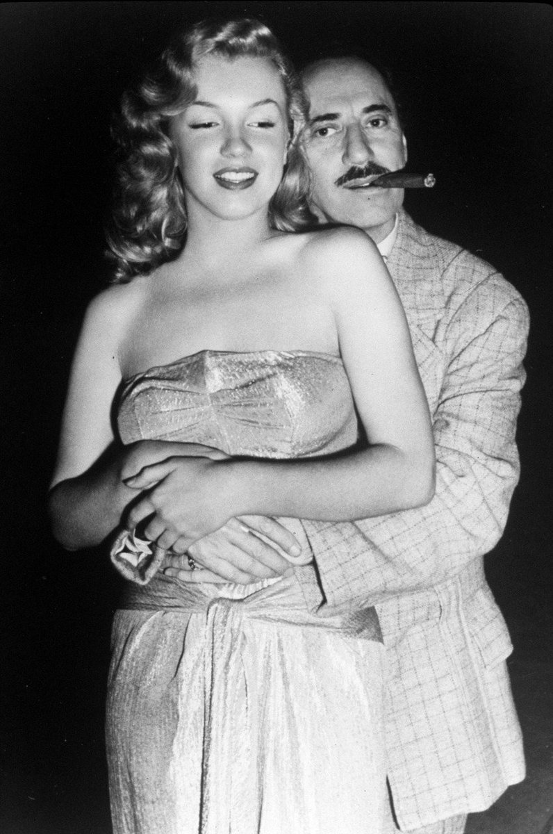 Fascinating Historical Picture of Groucho Marx with Marilyn Monroe in 1949 