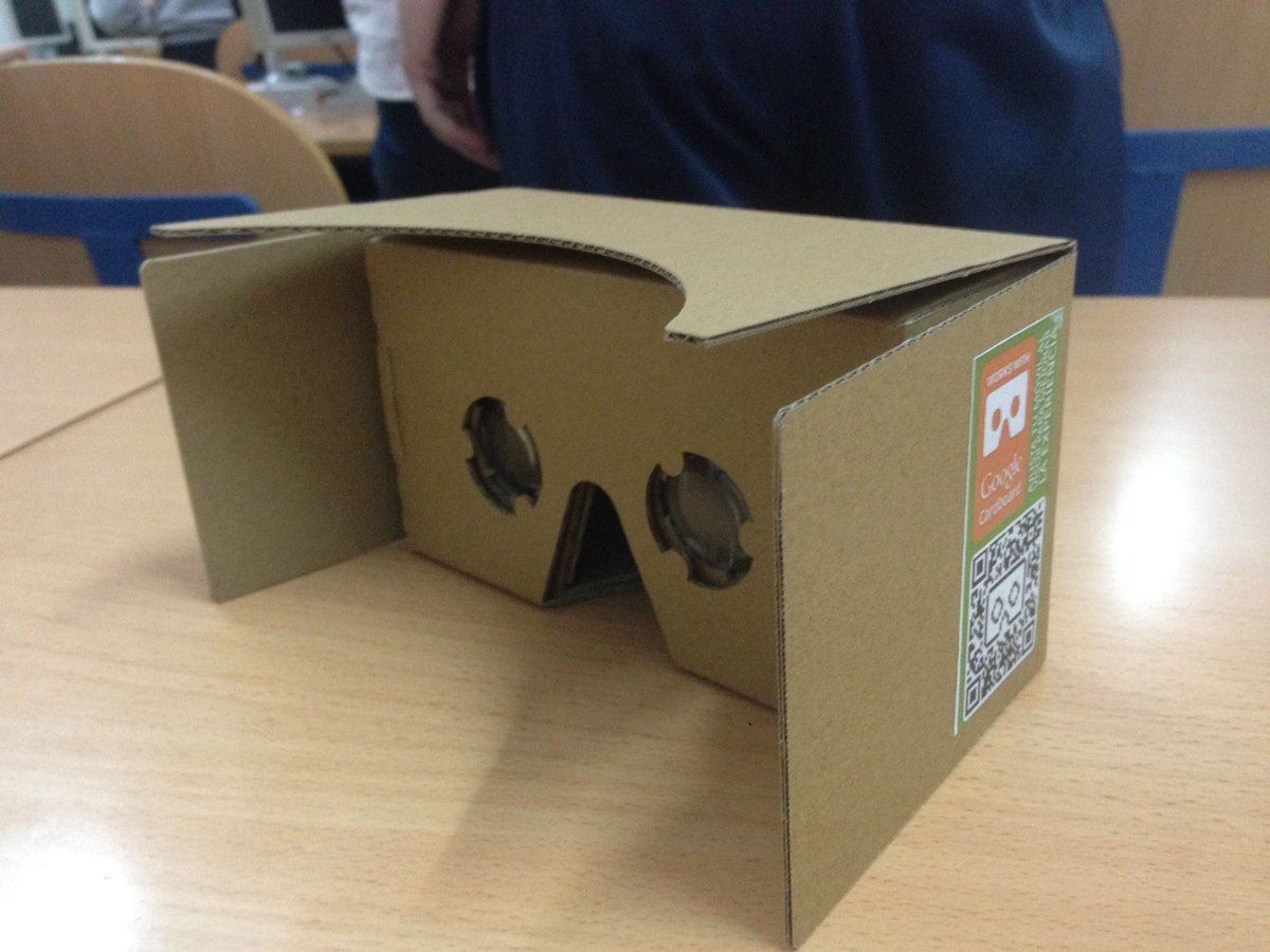 MSGA_ana's tweet photo. Así han quedado nuestras gafas cardboard #tictac15 #laramblaaumentada https://t.co/7JzKoEE937