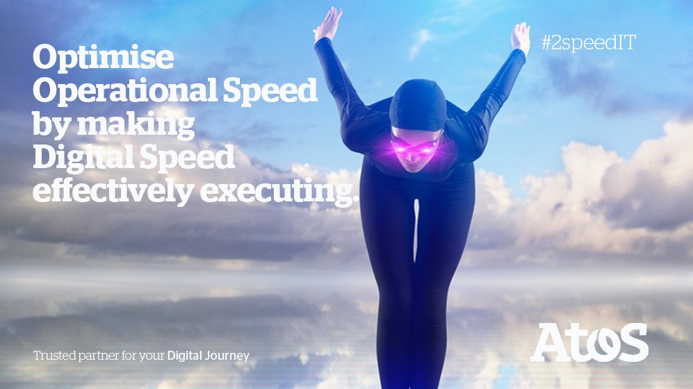 AtosBelux's tweet photo. In the #digitaltransformation from #2speedIT using 3 speeds - by @The_Digital_COO #BimodalIT https://t.co/pLdPIBeXuf https://t.co/rB2zyXaw62