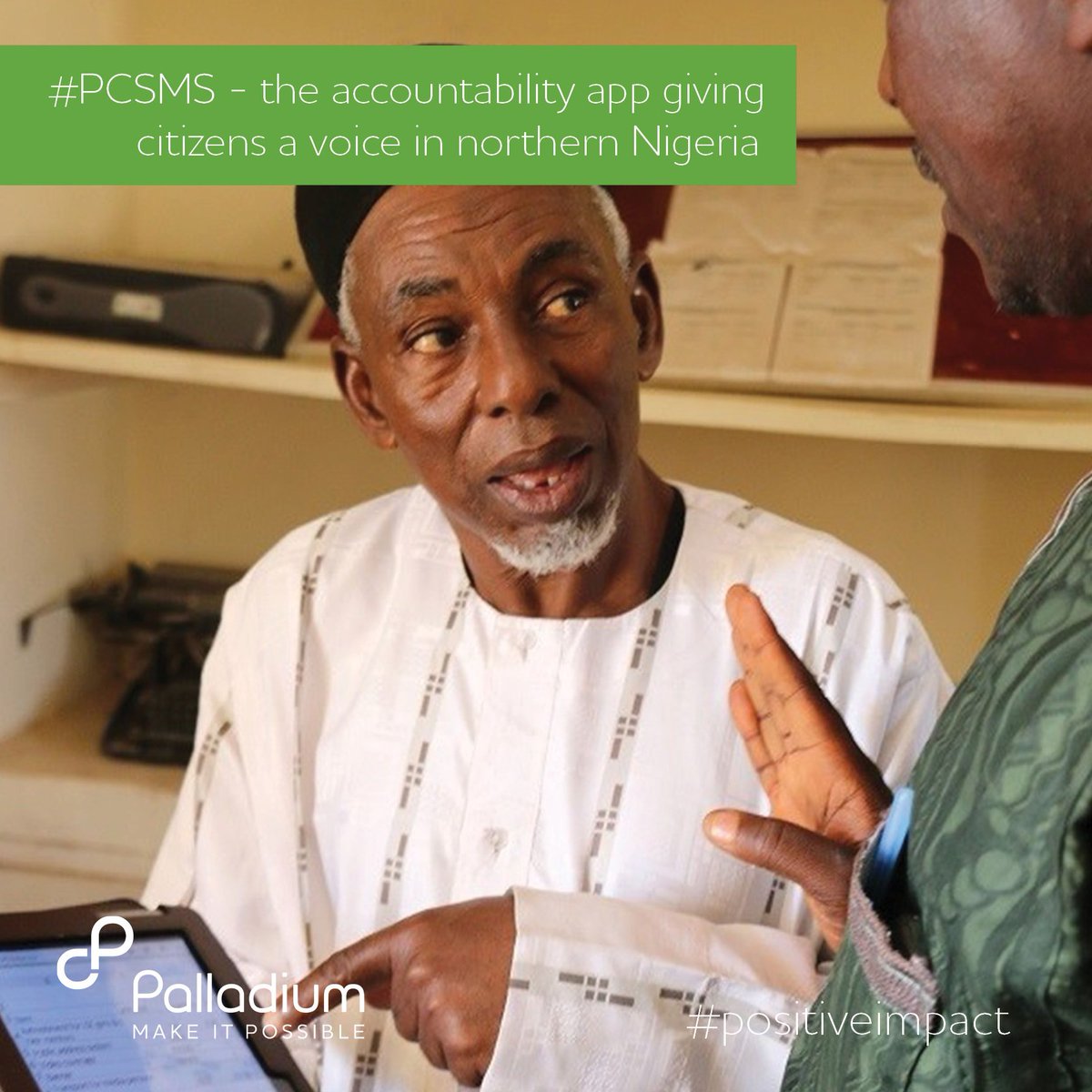 PalladiumImpact's tweet photo. The smart app supporting #citizenvoice in #Nigeria! #PCSMS @M4DNigeria  @DFID_UK Read more https://t.co/VY16okXOoH https://t.co/3TCbhHdE1O