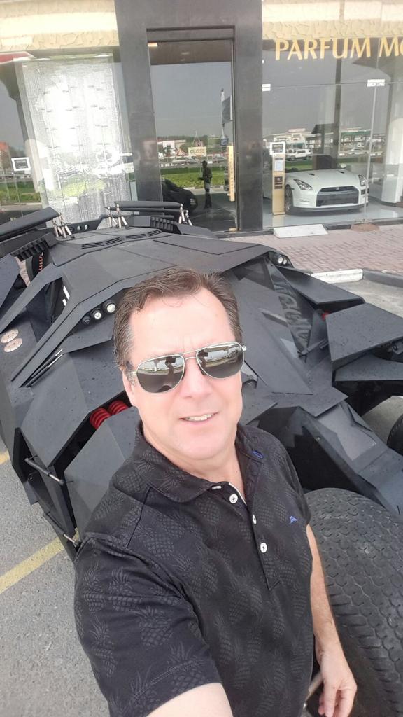 NateTaff's tweet photo. Roland and the bat mobile. https://t.co/yvZaR8m0sK
