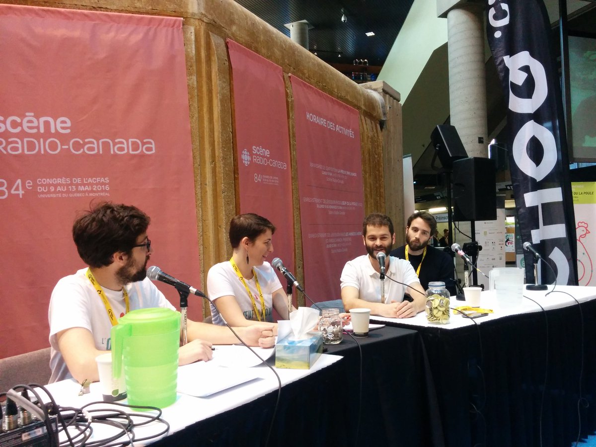Nous sommes en direct ! Nous parlons des planctons déplacés par les eaux de ballast avec Pascal Tremblay. #Acfas