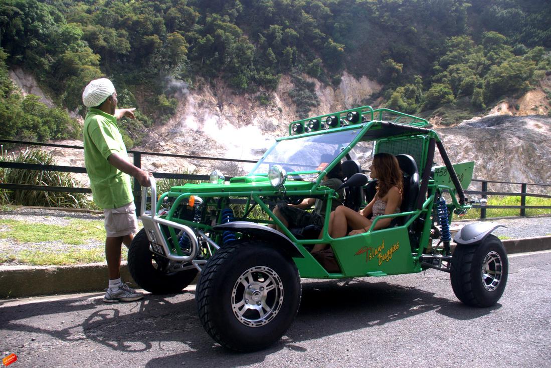 TravelRedBook's tweet photo. Hop in a buggy &amp; explore the stunning beauty of St. Lucia’s west coast with @IslandRoutes! 🌴 #Soufriere #safari https://t.co/O9veNCYurq