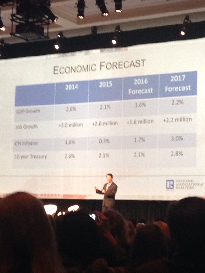 Lawrence Yun forecasts steady growth in the economy and housing market.