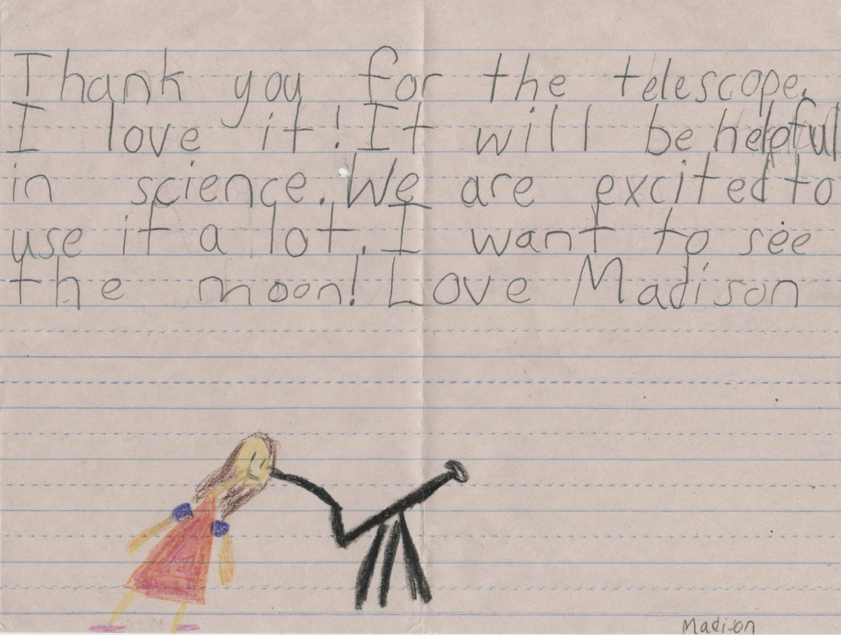 DonorsChoose's tweet image. Donors helped her see the moon. Where will she be in 20 years? Astronaut? Astronomer? The sky is (not) the limit!
