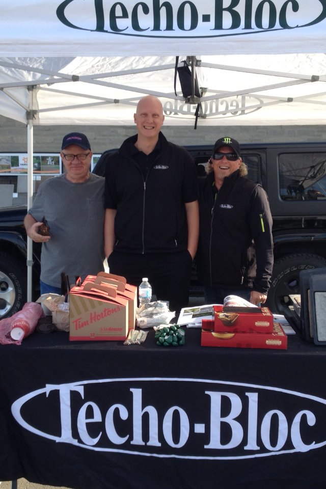 FerrellSupply's tweet image. Come by our #Hamilton Yard for lots of great @TechoBloc info and swag! @TechoGP  is waiting for you...