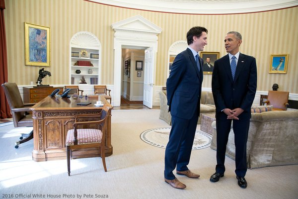 CBSRNews's tweet photo. .@JustinTrudeau &amp; @BarackObama Have Made A Bold Commitment To #ActOnClimate Together https://t.co/y8GIN9PhTc https://t.co/mZgqVOOerM