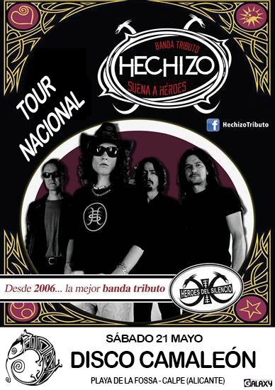 S.21 Tributo #HeroesDelSilencio Concierto en vivo con #Hechizo Desde las 12 #entradagratuita