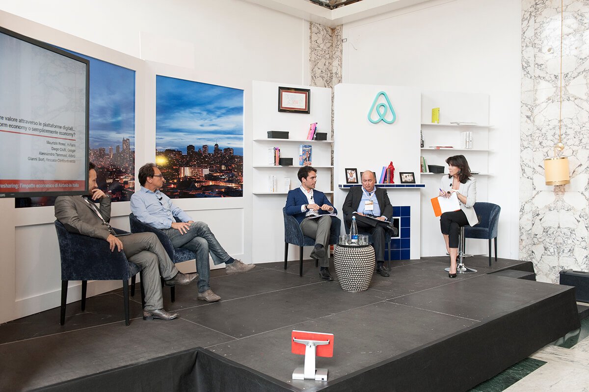 inretetweet's tweet photo. 1° evento istituzionale in Italia @airbnb_it su impatto economico del #FattoreSharing su nostra economia e #turismo https://t.co/7OH7JYZBKA