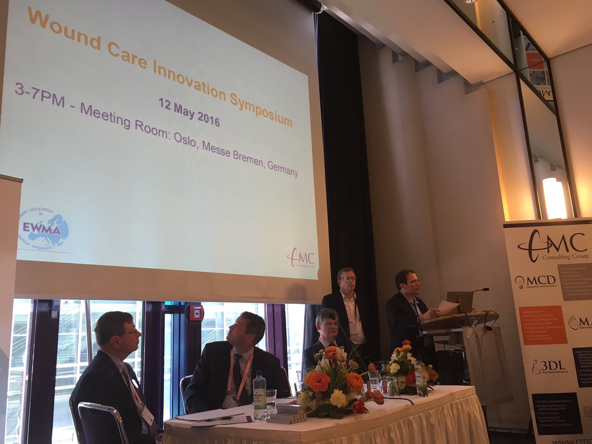 The Wound Care Innovation Symposium has started! Thanks to our sponsors <a href="/LRmedical/">Lohmann & Rauscher</a> @EWMAtweet #EWMA2016