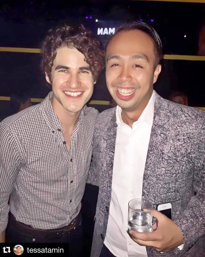 DarrenArmy's tweet photo. #Repost tessatamin
#daman9th Anniversary Party with #darrencriss #glee #party #ootd #ootdi… https://t.co/ZwEt1yc3tp https://t.co/0tIjEblbdL