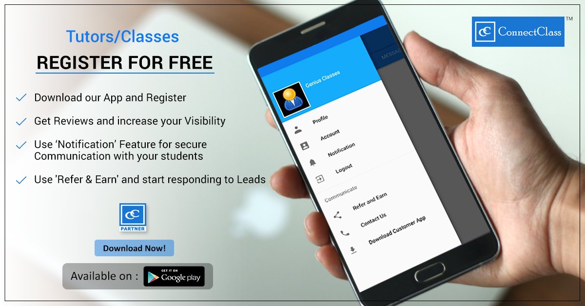 ConnectClassIn's tweet photo. #Tutors, #Classes: Register on #ConnectClass Partner app for #FREE.
Download link: https://t.co/bcr0yTyfbg https://t.co/0cZSIff0mL