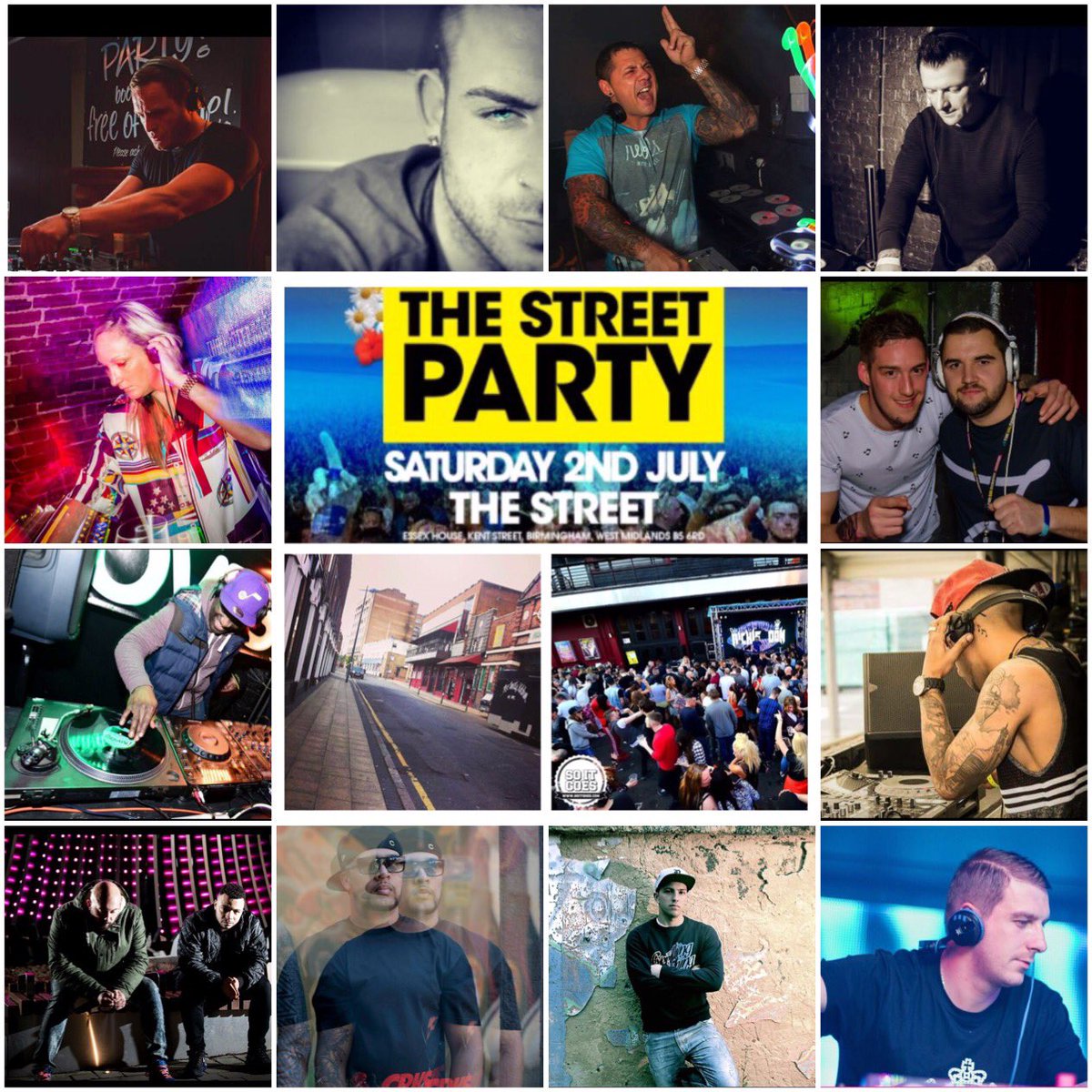 DJFELTON1983's tweet photo. Some of the Djs Playing at the Summer Street Party at @Nightingaleclub -Tickets on sale Now from @TicketSellers https://t.co/AubcHN99yc