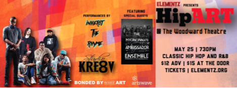 zoneCG's tweet image. Our friends at @Elementzhiphop are having their 3rd Annual HipArt concert! Come support Queen City creativity!