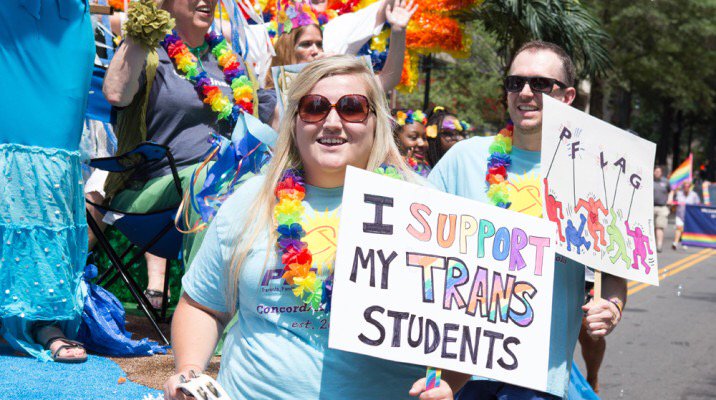 Jessi4JC's tweet photo. This #NorthCarolina teacher has my whole 💙. Thank you. #RepealHB2 #TransStudentsMatter https://t.co/5dWTHmangQ