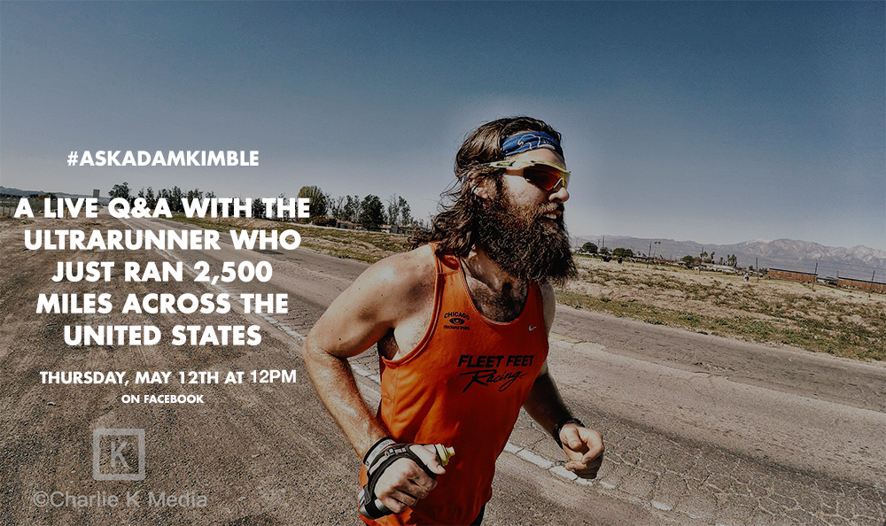 FleetFeetChgo's tweet photo. Tune in on Facebook at noon for a live Q&amp;A with @TheBeardedSole. Send questions to askadamkimble@gmail.com https://t.co/VbTQOIPROI