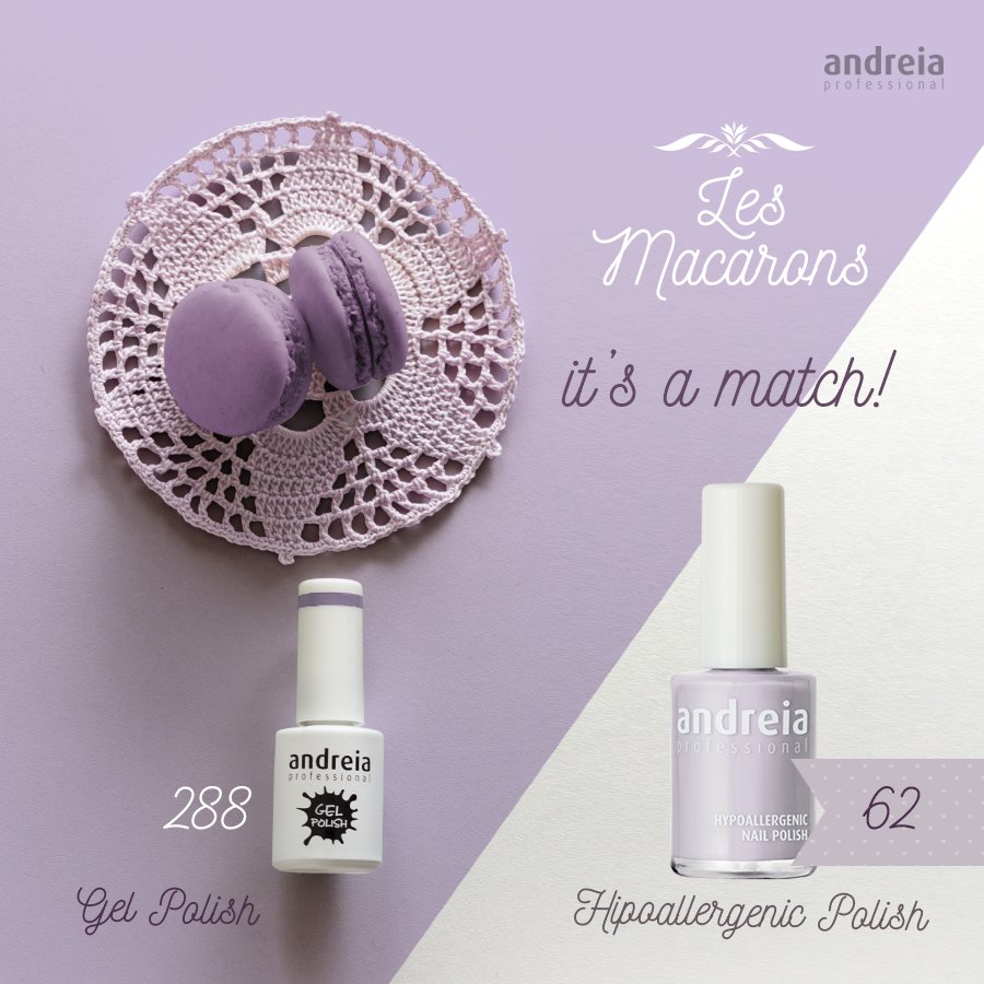 Andreia_Pro's tweet photo. #GelPolish 288=Hypoallergic #NailPolish 62
Elegance in lavender shades!  Matching hands &amp; feet. #AndreiaProfessional https://t.co/5RxBepi0qr