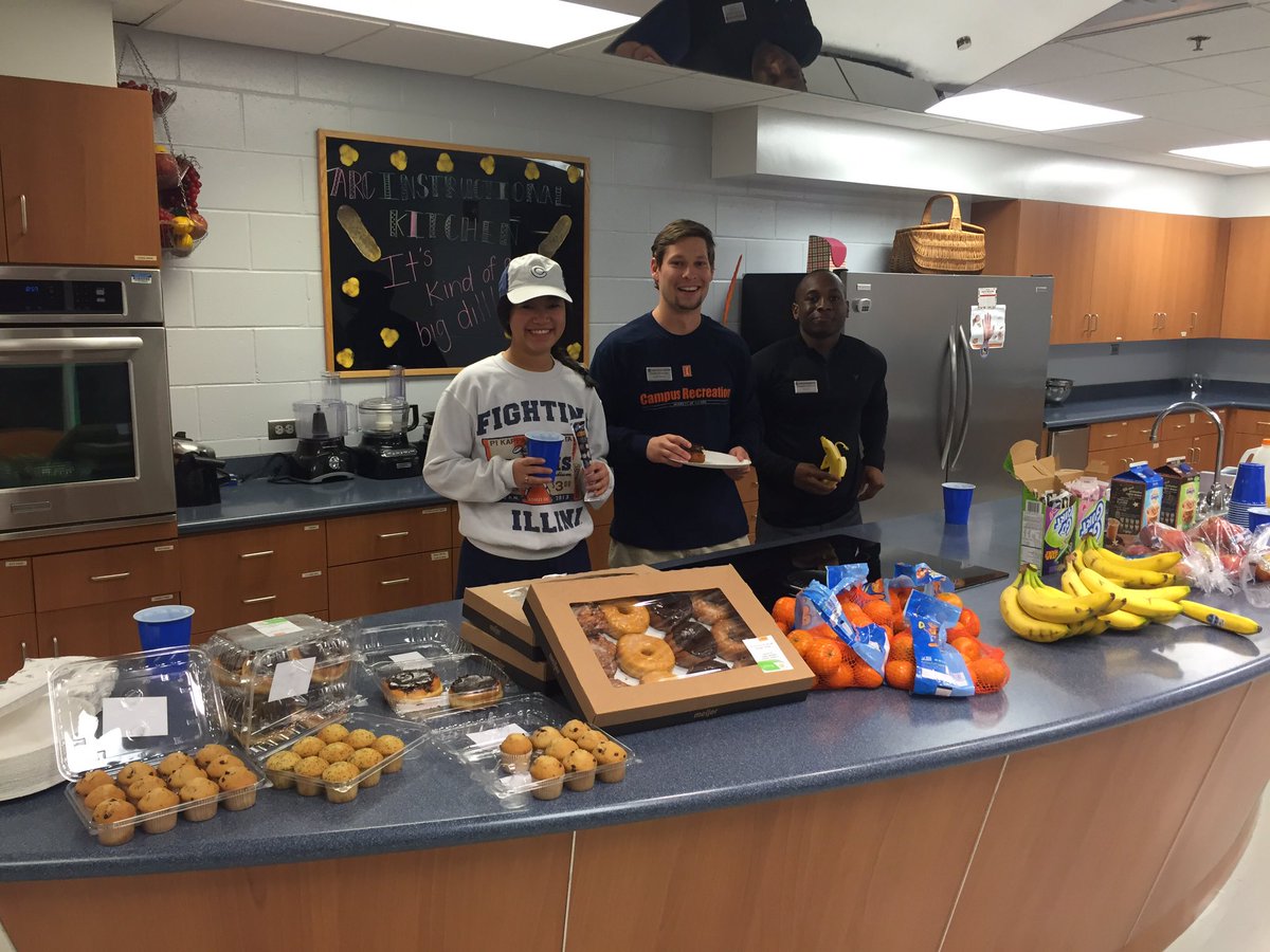 It's Staff Appreciation Day at Campus Rec. Staff - stop by for breakfast until 930 in the ARC Instructional Kitchen!