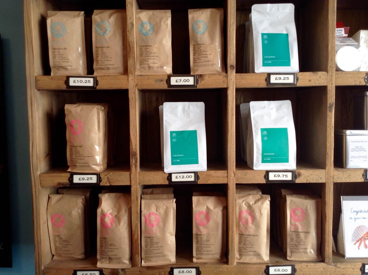 Possibly our best selection of retail coffees this week! #roundhillcoffee #ColonnaCoffee