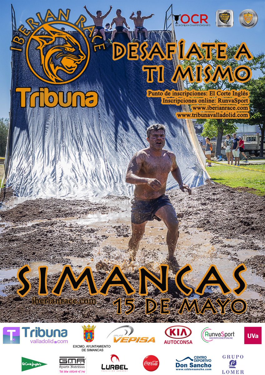 TribunaVa's tweet photo. TRIBUNA IBERIAN RACE 15 de mayo SIMANCAS. Inscripciones: https://t.co/bX1dd4wg1H y El Corte Inglés  @elcorteingles https://t.co/4jlW7xC65y