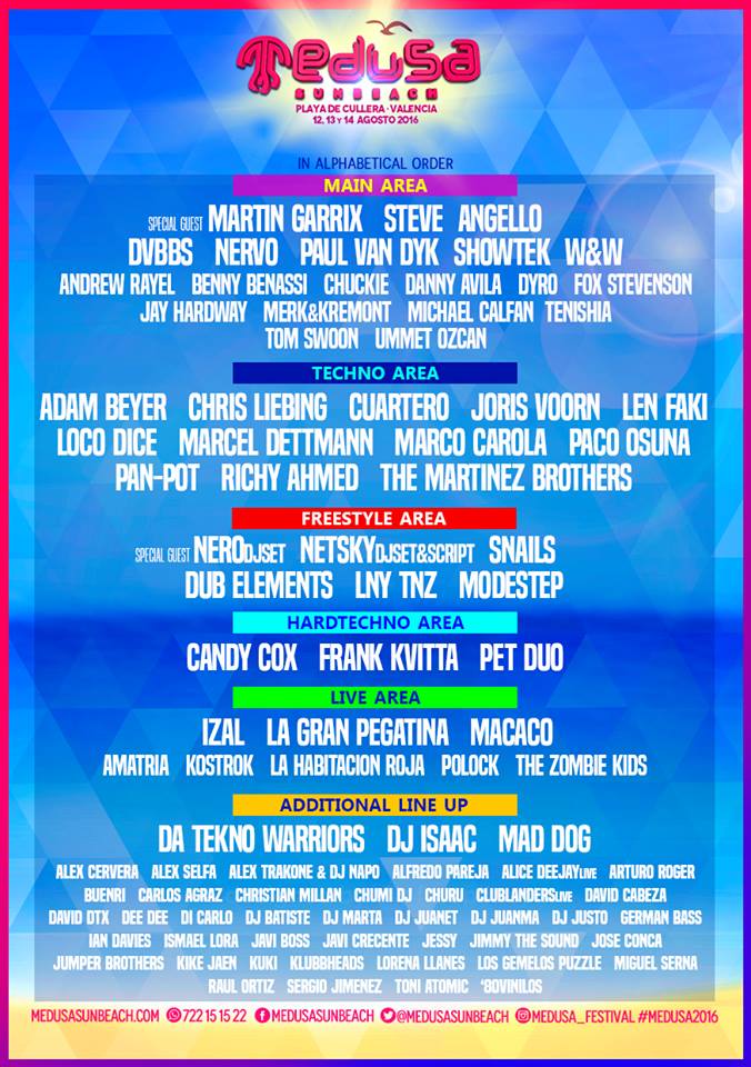 RT. Sorteo de 3 ENTRADAS DOBLES para una de las citas obligadas de este verano en nuestro país <a href="/medusasunbeach/">Medusa Festival</a>