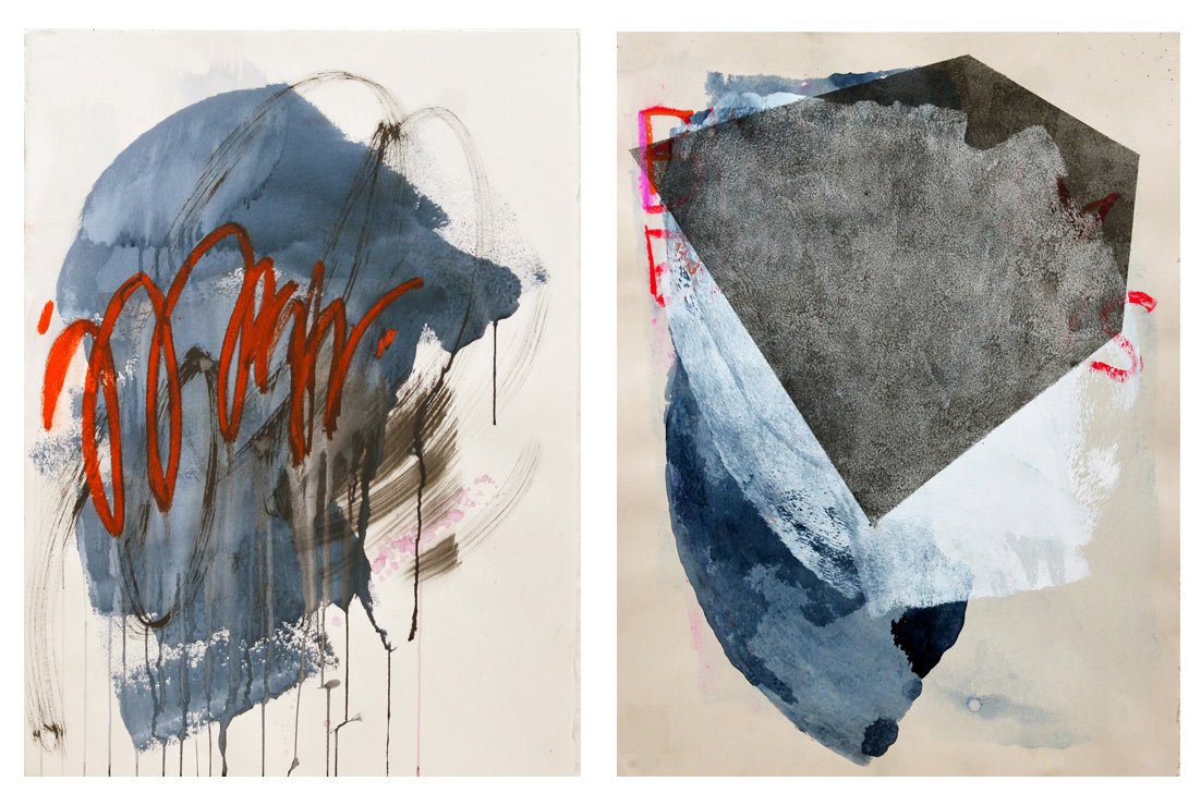 Formsfield's tweet image. Some really nice modern abstract from Heather Day design-milk.com/modern-paintin…