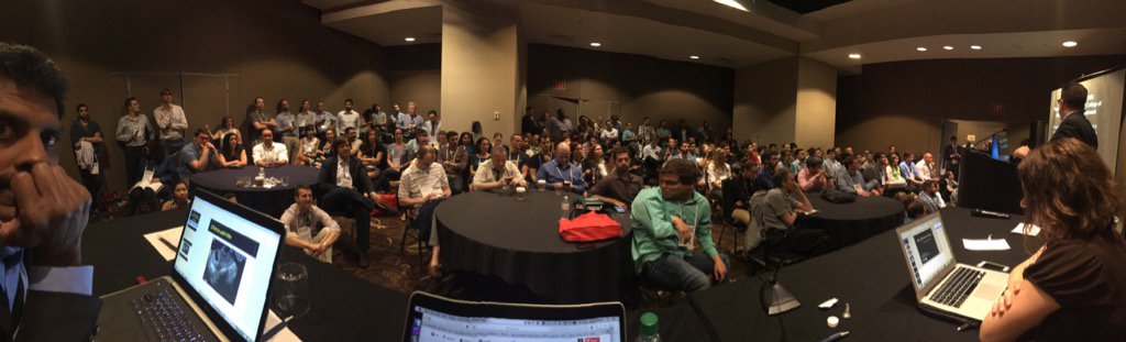 Takeokun's tweet photo. Packed room for US Debate didactic #SAEM16 https://t.co/qQcFQhekmi