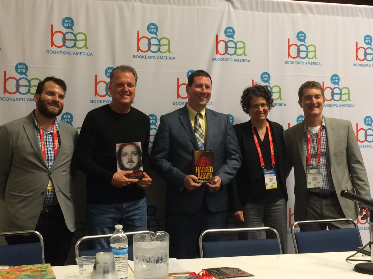 BVSystems's tweet image. BVS CEO @ScottBVS @BookExpoAmerica presenting on his new book @HackedAgainBook #bookexpoamerica