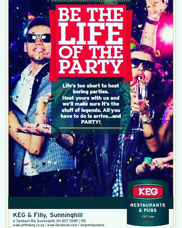 We can organize and host your event! Wether it be a birthday, a corporate function or fund raiser! #kegandfilly