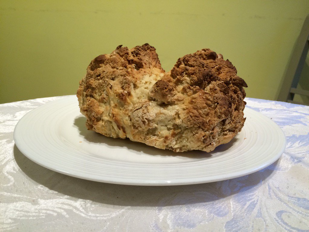 Daughter bakes sour dough bread for first time!