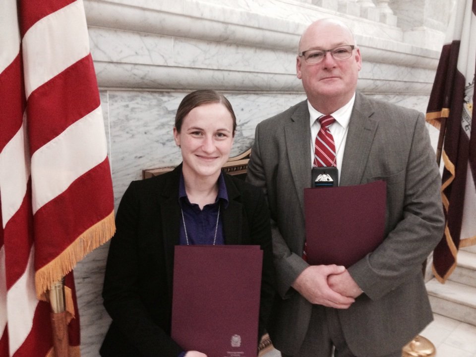 MontcoCourtNews's tweet photo. #Pottstown Detectives Brooke Fisher &amp; Mark Wickersham received commendations from #MontcoPa DA's Office https://t.co/KfS4VQLPd3