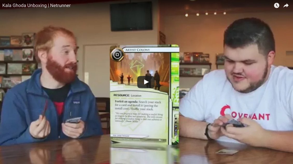 teamcovenant's tweet image. Our last #Netrunner unboxing was Kala Ghoda! RT if you want more ANR unboxings! Watch: buff.ly/1T945x1 #tbt