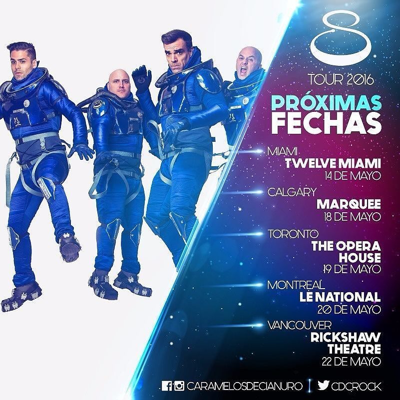 CDCfans's tweet photo. .@CDCrock: La Nave ya está lista para el #Tour8CDC USA • CANADÁ 2016. ¡Nos vemos en #Miami, #Calgary, #Toronto, #Mo… https://t.co/4OJicprml0