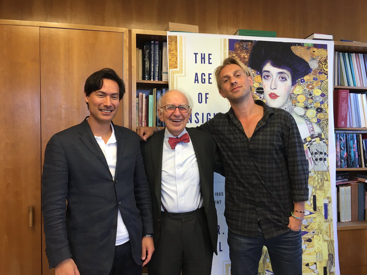 Just träffat Nobelpristagaren Eric Kandel på Columbia för extremt intressant diskussion som blir pod-avsnitt!