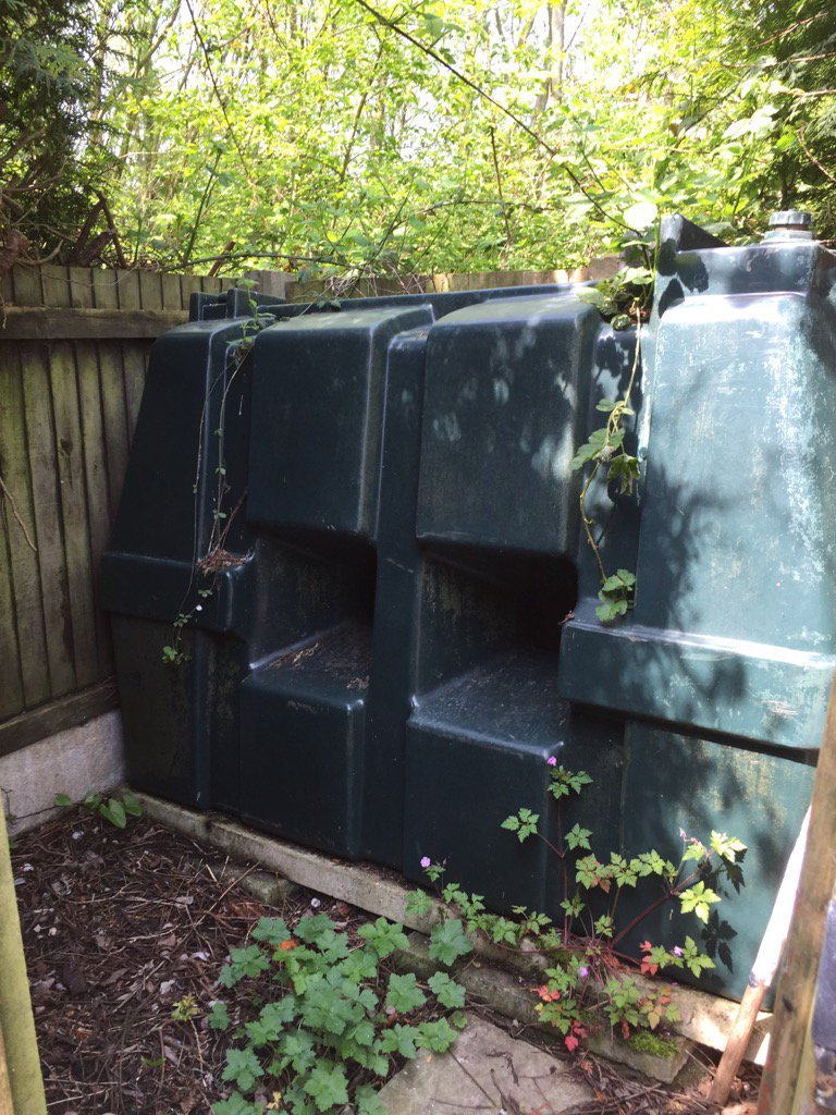 BellegroveP's tweet photo. A sinking oil tank in ct12 ready to be replaced https://t.co/5ZrQtCHcKJ