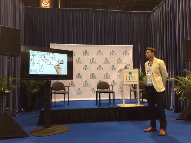 vitalsource's tweet image. Did you get a chance to catch @mikehale27&apos;s presentation on #VitalSource Content Studio yesterday? #IDPFDigiCon