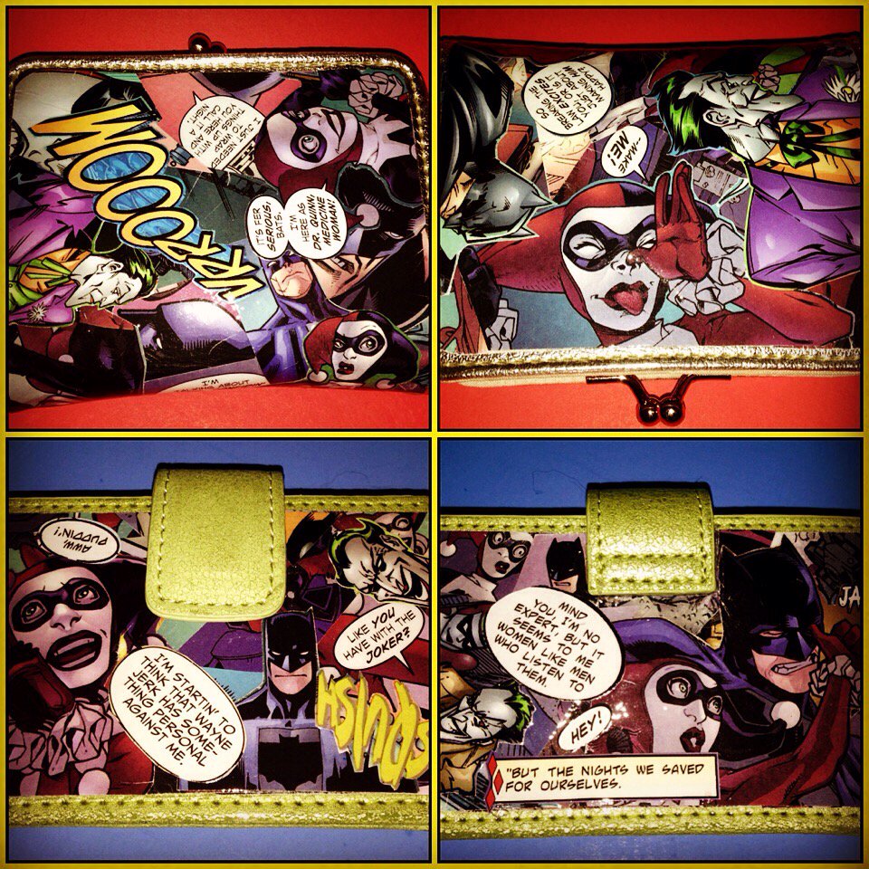 GiraffeSoul's tweet image. Harley &amp;amp; Joker Wallets - Both found new homes at DragCon 🤓 #giraffesoulshoes #harleyquinn #wallet  #harleyandjoker