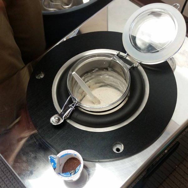 acrossintl's tweet photo. We put our #acrossintl T40 #ColdTrap to work today and whipped up some home made ice cream for the team! 😁🍦 #AiFam https://t.co/uEgyRia6GP