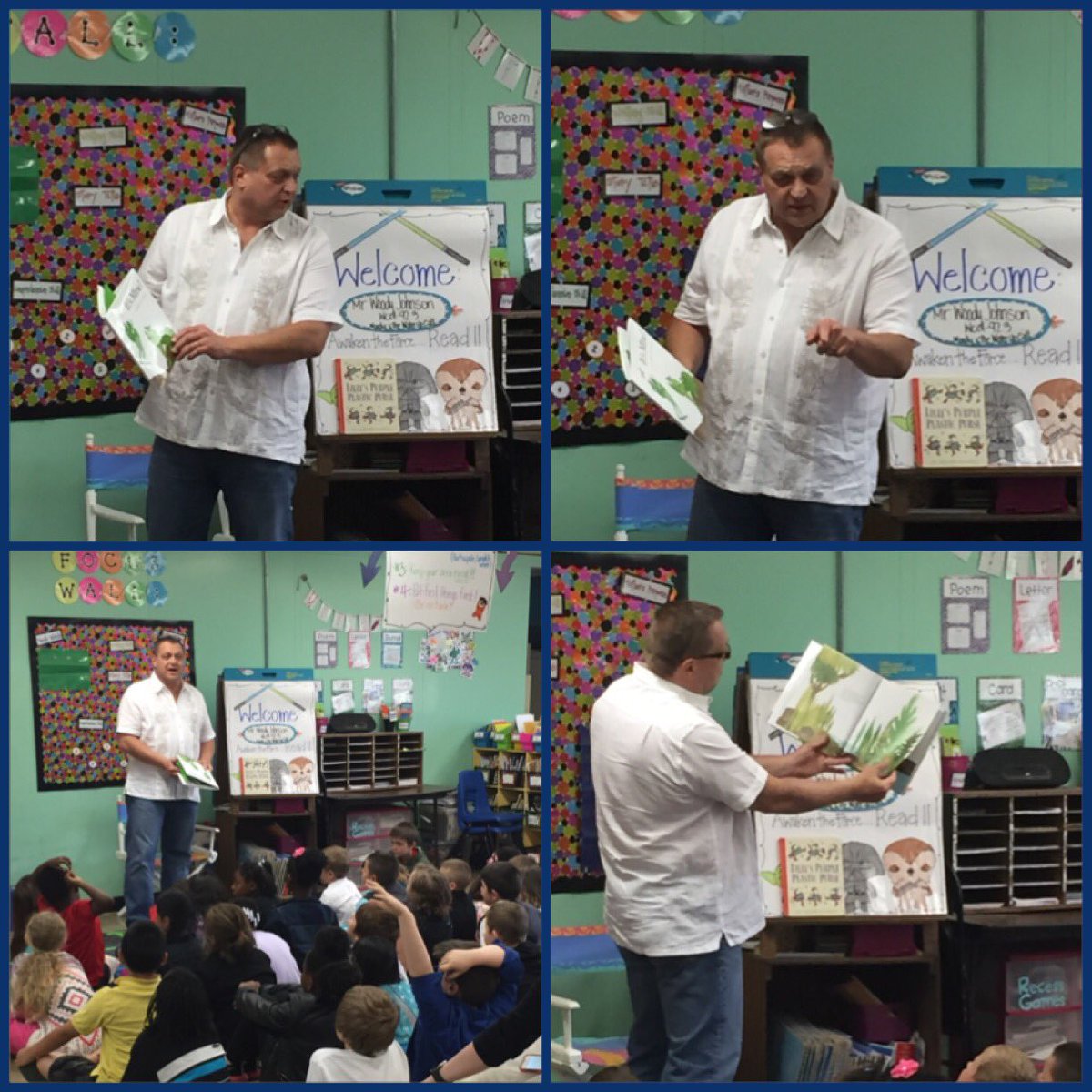 Right to Read Week <a href="/WCOLWoody/">Woody Johnson</a> <a href="/923WCOL/">92.3 WCOL</a> <a href="/GMschools/">Groveport Madison Schools</a> <a href="/GlendeningElem/">Curt Brogan</a> Glendening loved having u read to 2nd graders!