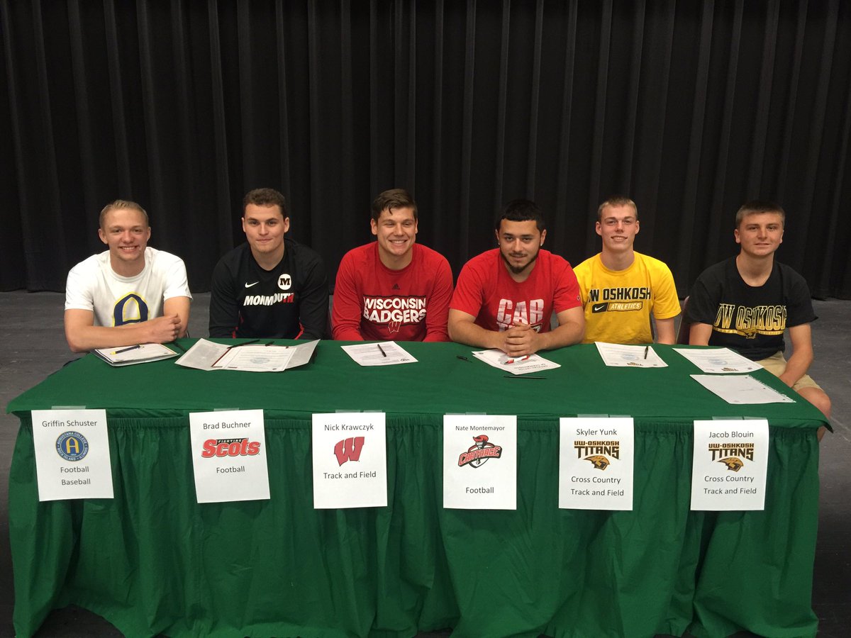 NBHSvikings's tweet photo. Congratulations to these fine young men who will be continuing their athletic careers in College. https://t.co/9zX6zJ2izv