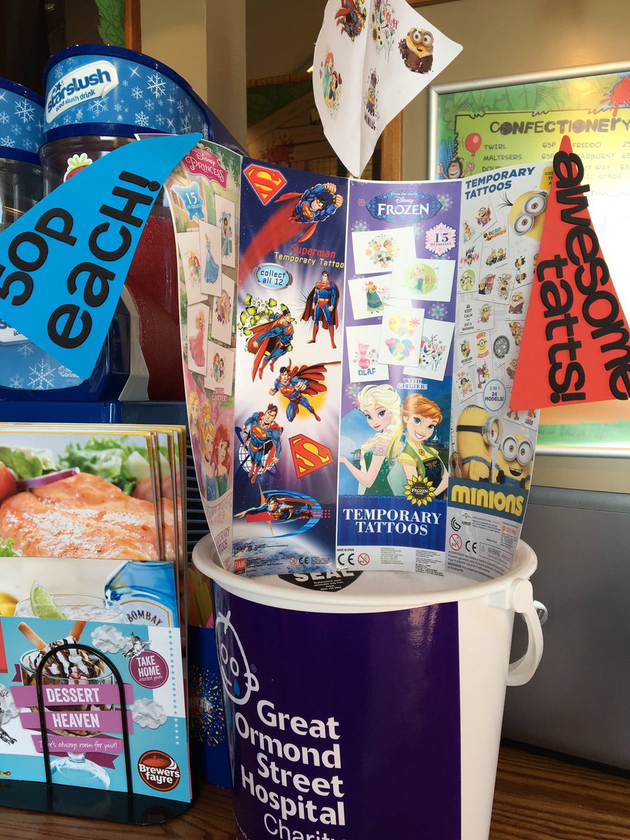 Come and get your tattoos! 50p in the GOSH bucket and you can be sparkly like Elsa and Anna! #GOSH <a href="/WeAreSUGM/">WeAreSUGM</a>