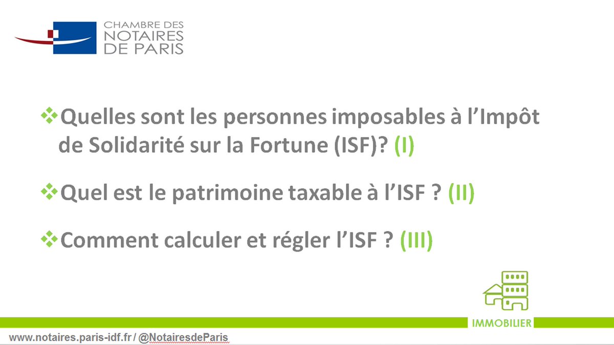 NotairesdeParis's tweet photo. Programme de cette conférence notariale grand public sur l' #ISF par @fortier_fred #notaire à Paris https://t.co/8L5d7u9FZc