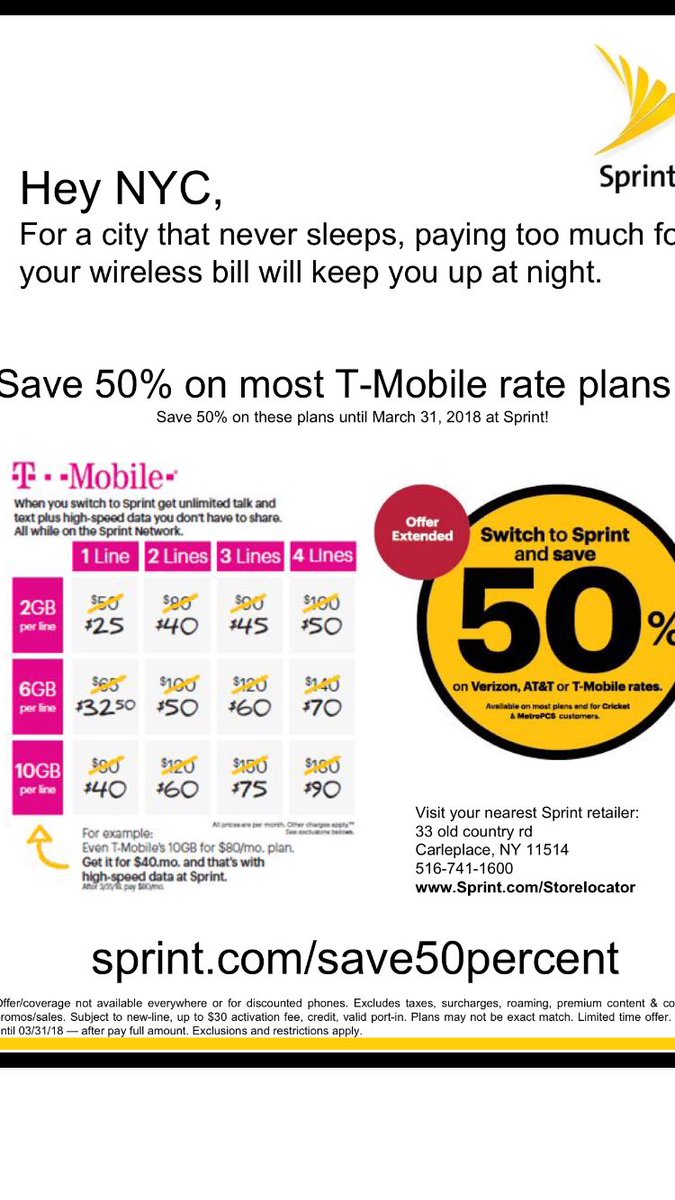 Don't let the bill keep you up! #switchandsave <a href="/SprintCarlePl/">Sprint</a> <a href="/goorrrdon/">Tom G</a> @LauraMcLaugh96