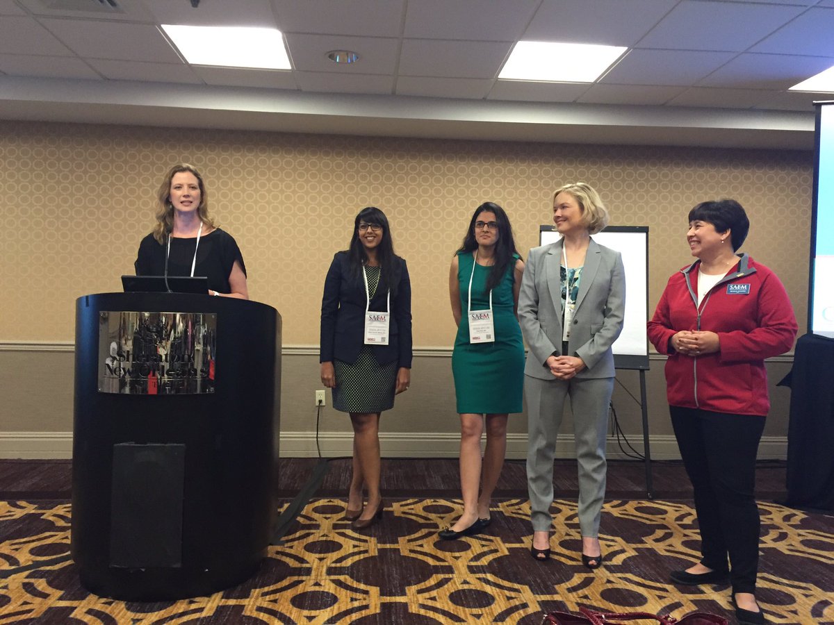 choo_ek's tweet image. Outgoing President of @AWAEM @StaceyPoz celebrating an amazing year "Look what we've begun" #SAEM16