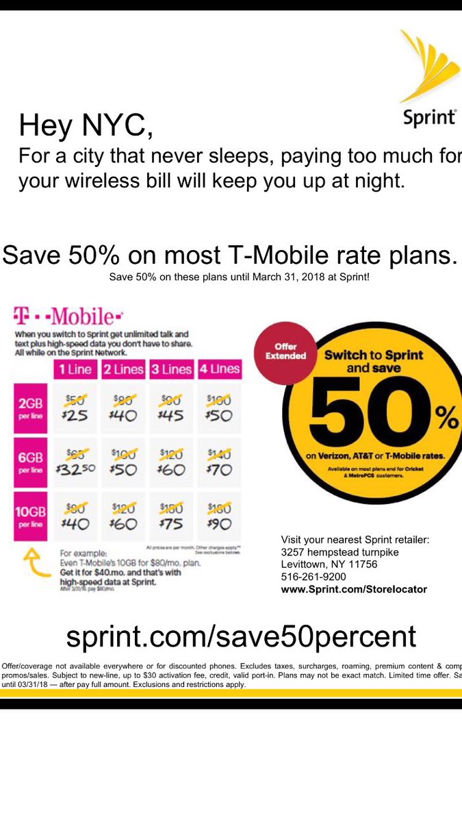 Come check us out #switchandsave <a href="/SprintLevittown/">Sprint @ Levittown</a> <a href="/goorrrdon/">Tom G</a> @LauraMcLaugh96