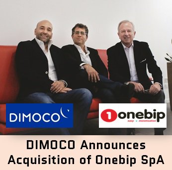 investitbpm's tweet photo. #DIMOCO #Austria announces acquisition of #Onebip SpA https://t.co/YEUHg0cWYa #Italy #FDI #mobile https://t.co/kKN1Or1ITh